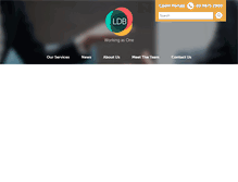 Tablet Screenshot of ldb.com.au